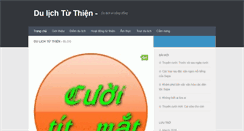 Desktop Screenshot of dulichtuthien.net